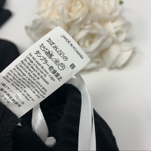 NEW LES COPAINS Virgin Wool Tuxedo Joggers in Black - Picture 8 of 13